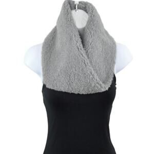 New! Rachel Roy Women's Layla Faux Fur Neck Warmer Snood Scarf